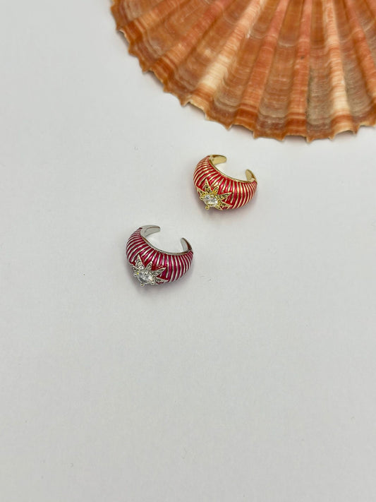 Kutup Yıldızı Detay Kıkırdak Küpe