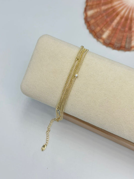 Çoklu Görünüm Pirinç Kaplama Bileklik