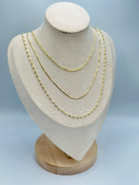 Topçuk Detaylı Set Kolye (Çelik)