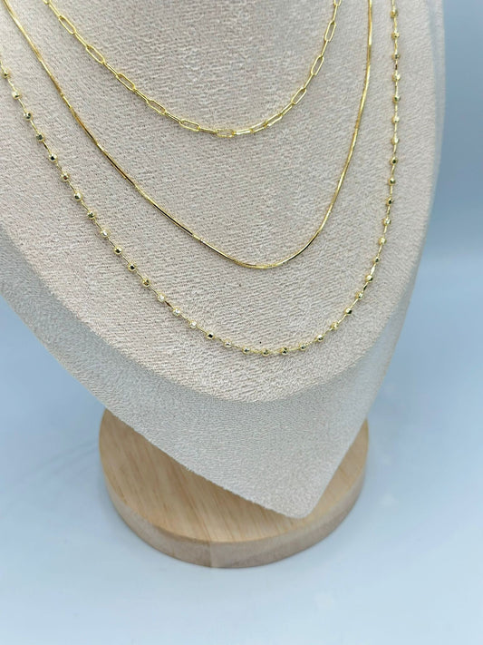 Topçuk Detaylı Set Kolye (Çelik)