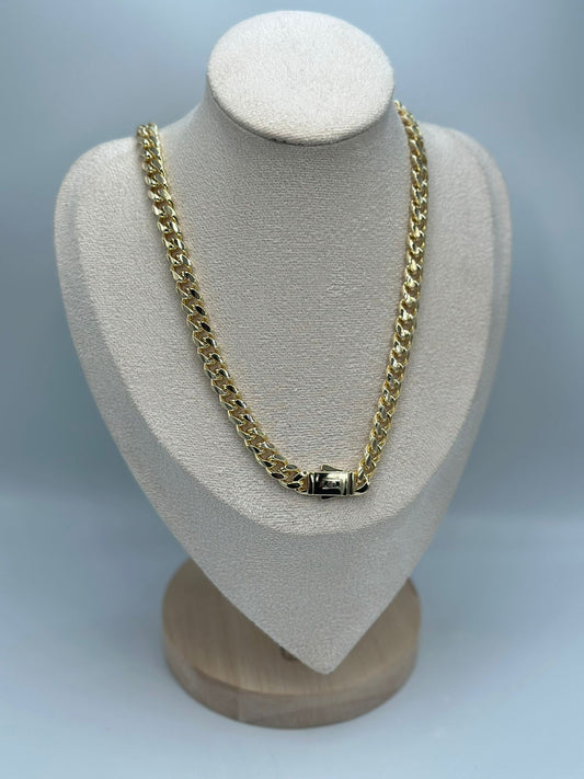 Önden Kilit Detay Zincir Kolye (Çelik)