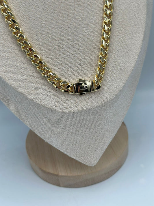 Önden Kilit Detay Zincir Kolye (Çelik)