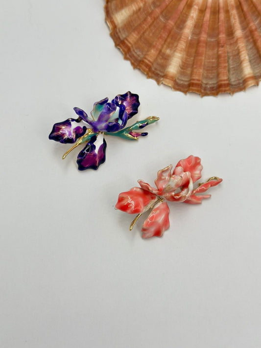 Renkli Çiçek Broş