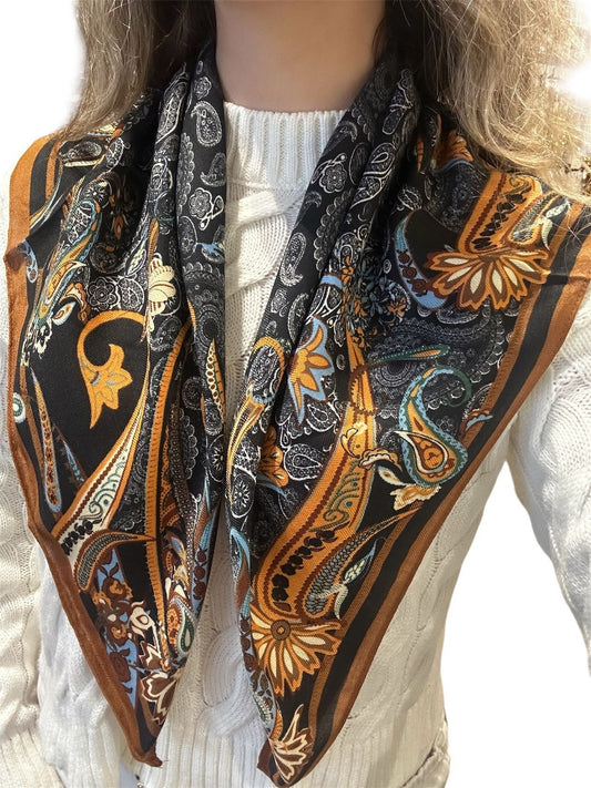 Desen Detaylı 65*65 Fular