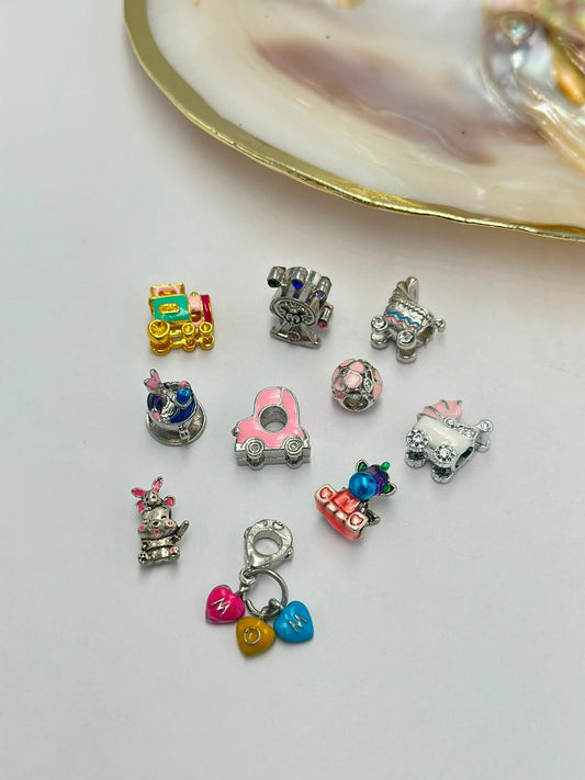 Byyeşo Renkli Araba Charm Seti