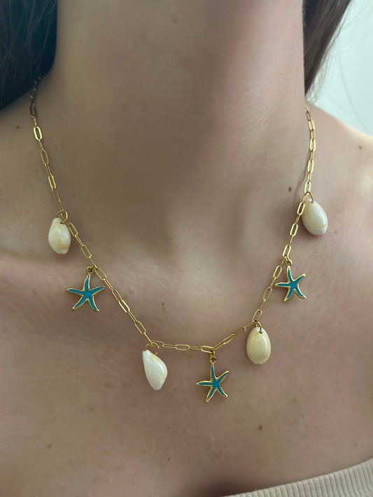Deniz Yıldız Charm Kolye (Çelik)