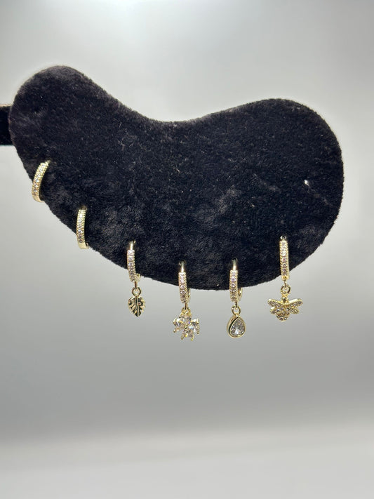 Arı Set Küpe (Çelik)