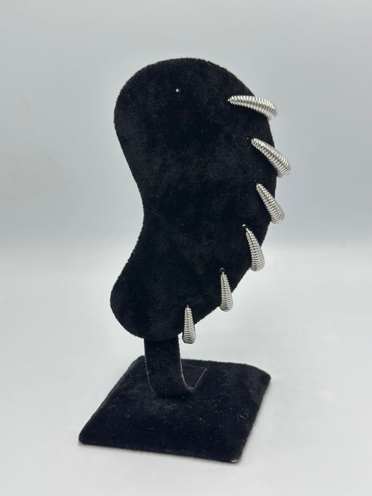 Damla Detaylı Premium 6'Lı Set Küpe