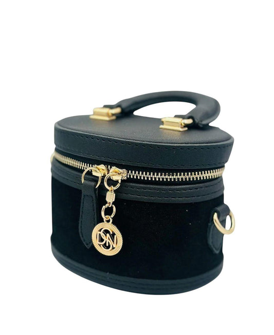 Deri Ve Süet Detay Mini Byyeşo Çanta