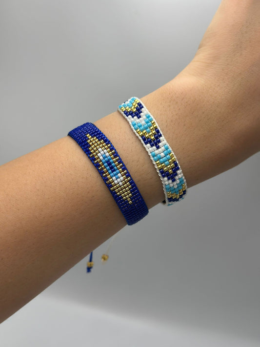 Desen Detay Makrome İp Bileklik