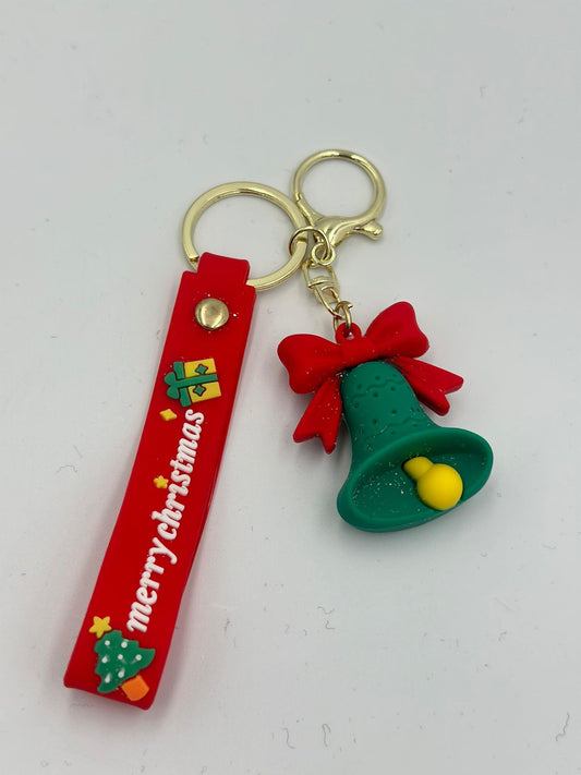 Fiyonk Detaylı Yeşil Çan Anahtarlık