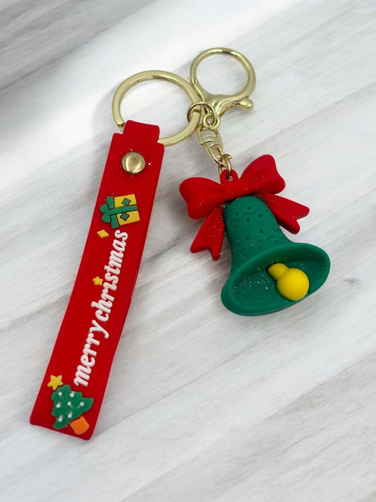 Fiyonk Detaylı Yeşil Çan Anahtarlık