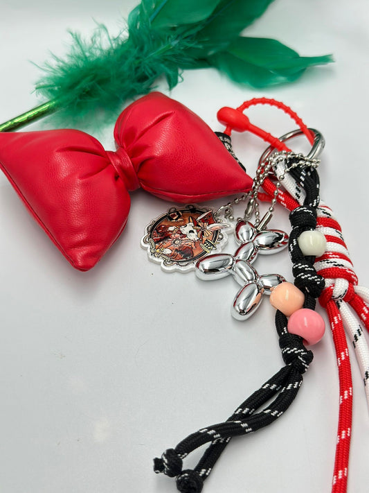 Fiyonk Ve Sevimli Köpek Detay Çanta Aksesuar