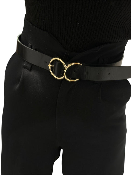 Gold Renk Halka Detay Orta Boy Kemer (95Cm)