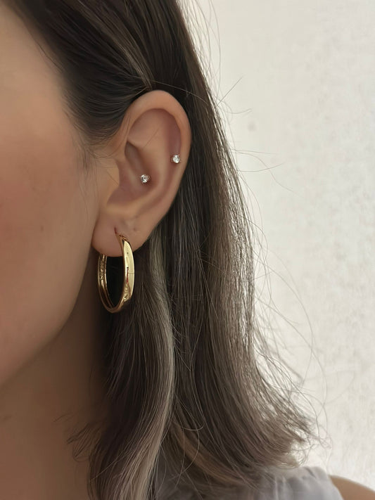 Orta Boy Premium Halka Küpe