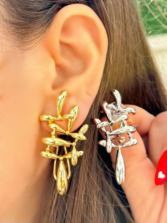 Premium Serisi Tasarım Model Sallantılı Küpe