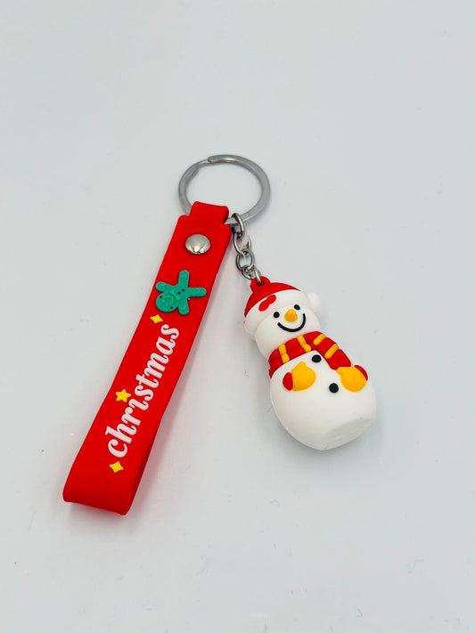 Renkli Kardan Adam Anahtarlık