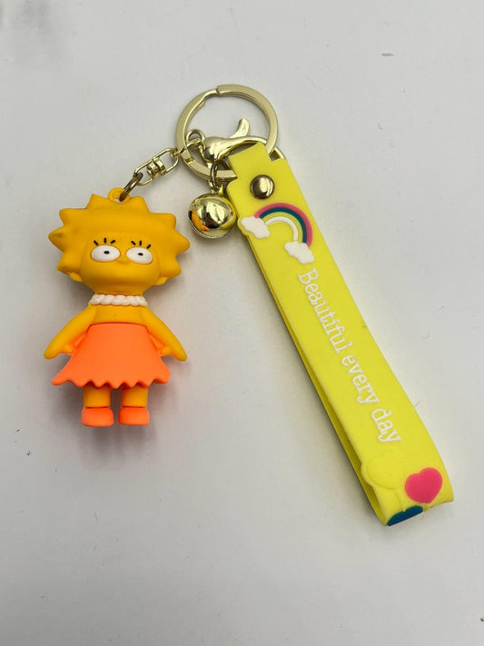 Sevimli Lisa Simpsonn Figür Anahtar