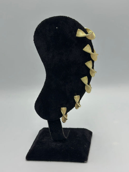 Tırtık Plaka X 6'Lı Set Küpe