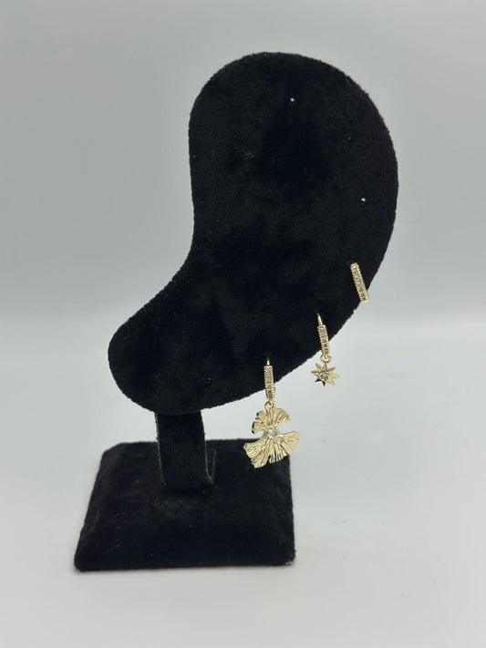 Vintage Detaylı Premium Set Küpe