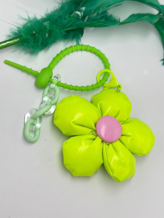 Yeşil Papatya Çanta Aksesuar