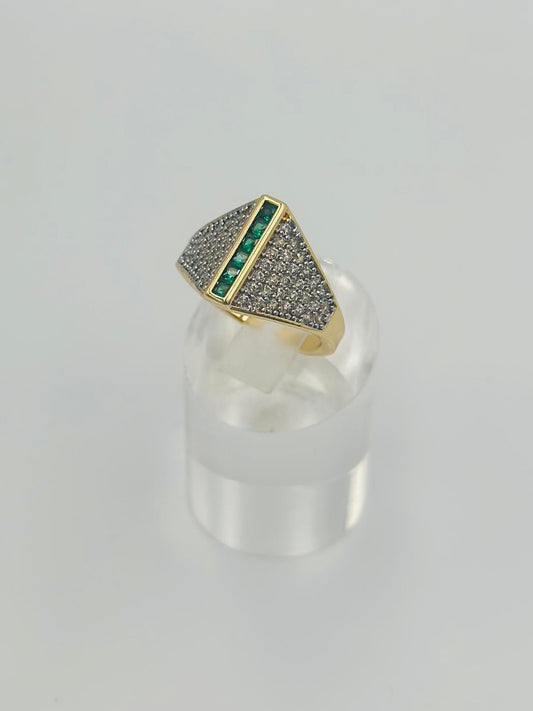 Zirkon Taş Detaylı Şövalye Yüzük (Çelik)