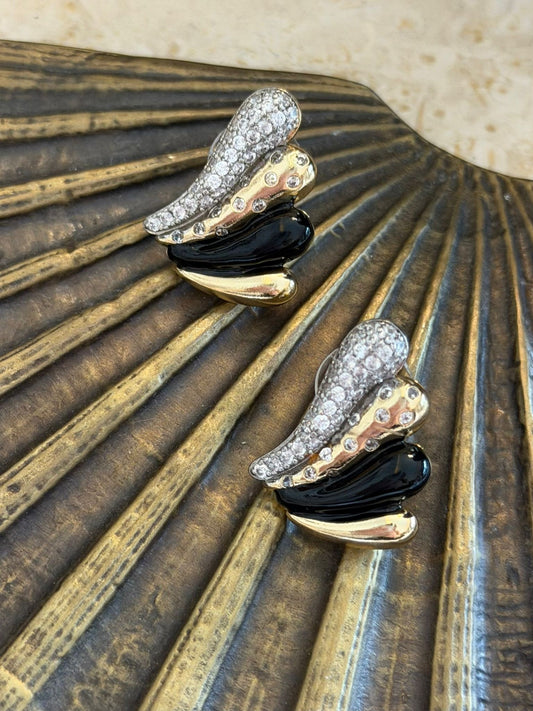 3 Renk Ve Zirkon Taş Detay Küpe (Çelik)