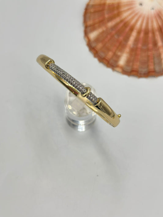 Çift Renk Halka Detay Kelepçe (Çelik)