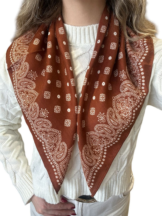 Desen Detaylı 65*65 Fular