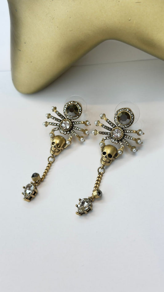 Vintage Kuru Kafa Detay Küpe (Çelik)