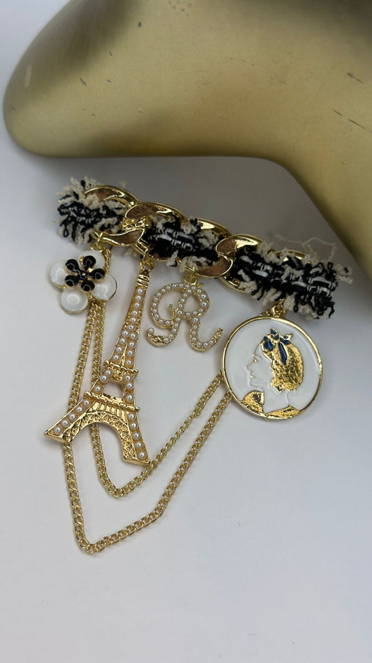 Paris Charm Detay Broş