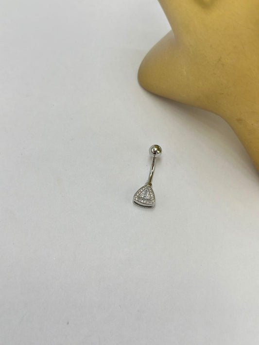 Üçgen Göbek Piercing (Çelik)