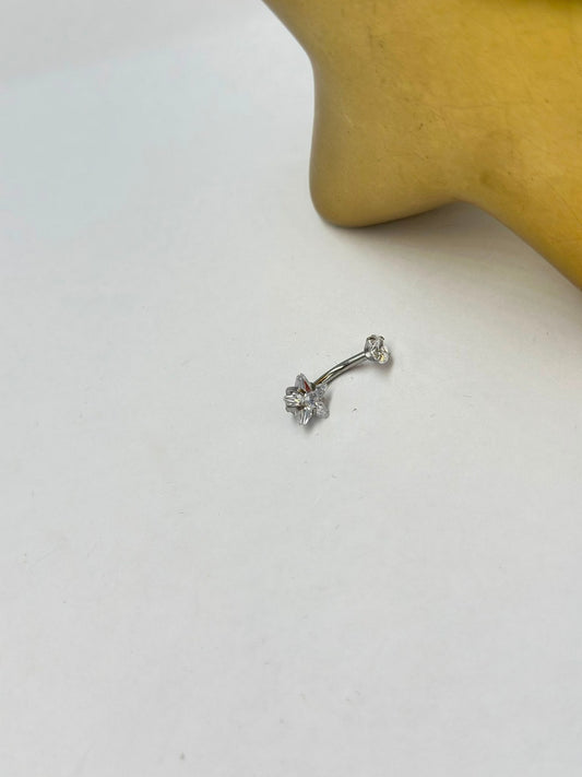Yıldız Göbek Piercing (Çelik)