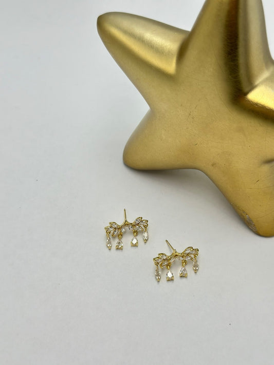Damla Charm Minimal Çelik Küpe
