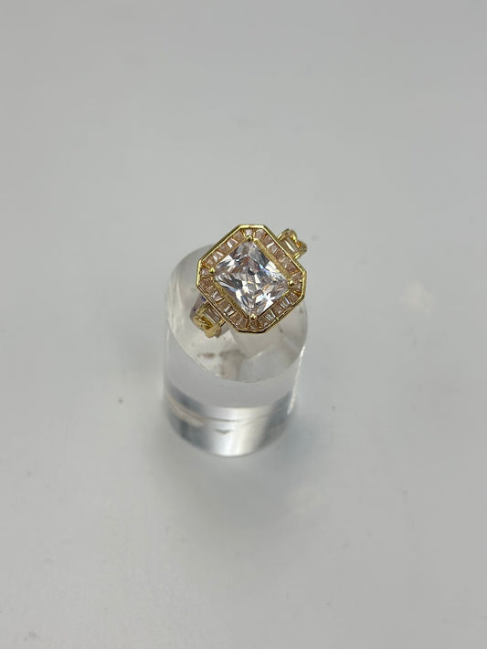 Baget Taş Yüzük (Çelik) (Ayarlamalı)