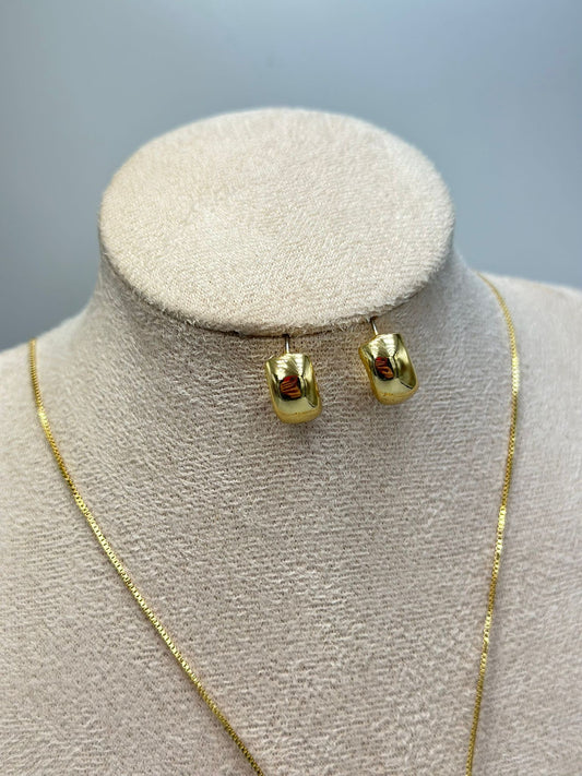 Çoklu Charm Detay Çelik Set Takı