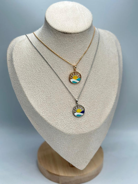 Güneş Kolye (Çelik)