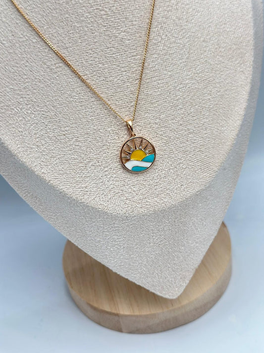 Güneş Kolye (Çelik)