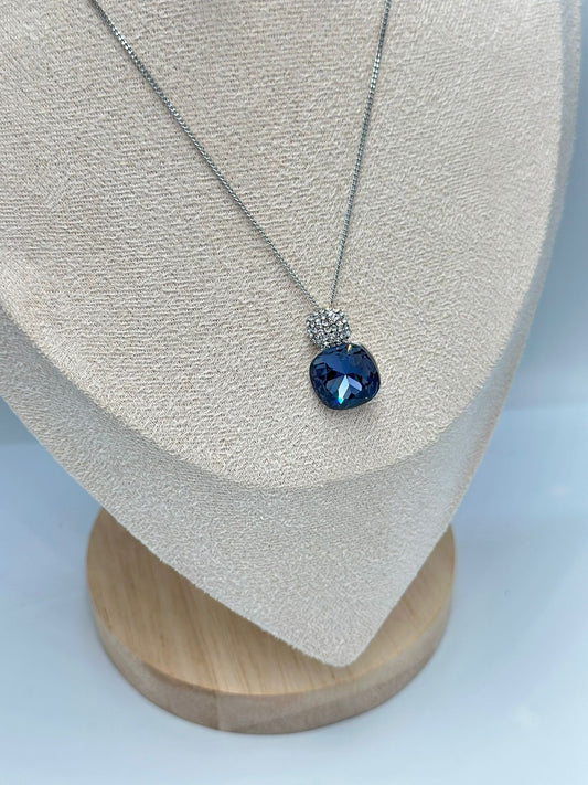 Kristal Taş Detay Set Takı (Gümüş Kaplama)