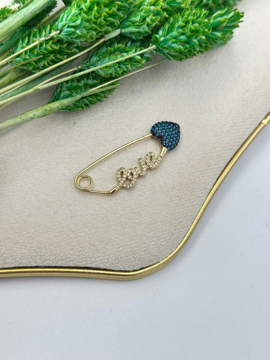 Love Detay Yaka İğnesi