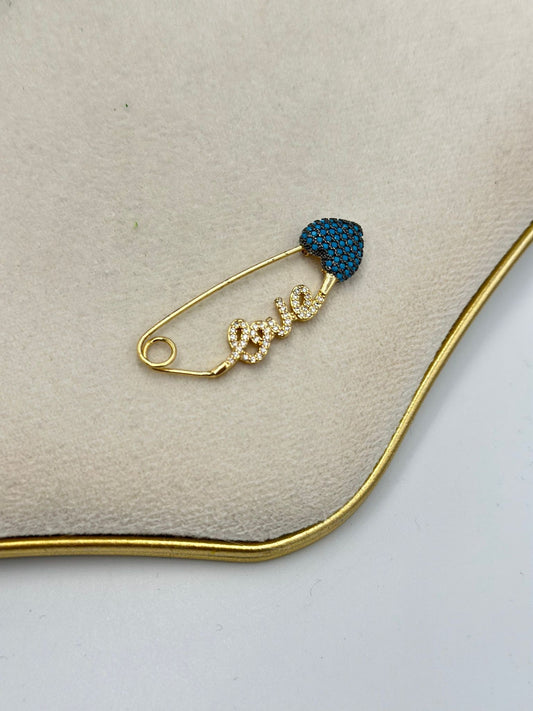 Love Detay Yaka İğnesi