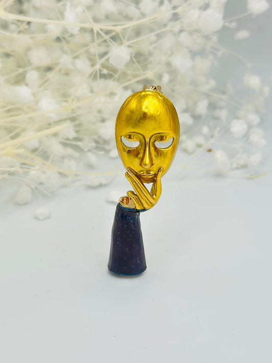 Maske Tutan El Broş