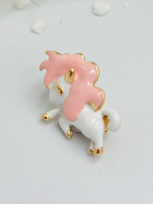 Minimal Unicorn Broş