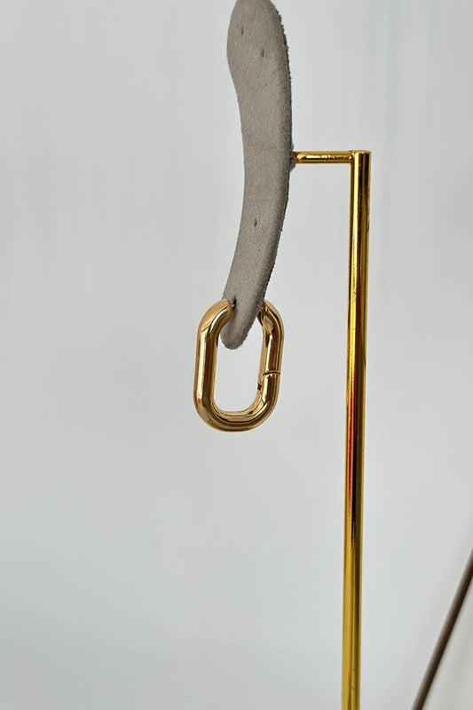 Oval Halka Küpe