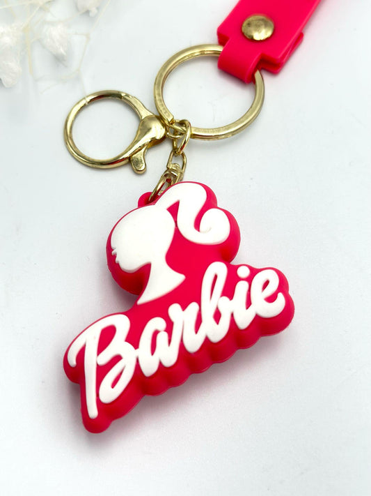 Pembe Kız Barbiee Figür Anahtarlık