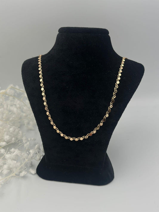 Rose Gold Çelik Kolye (45Cm)