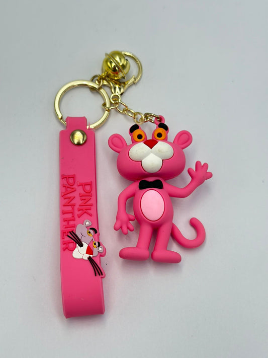 Sevimli Pembe Panter Anahtarlık