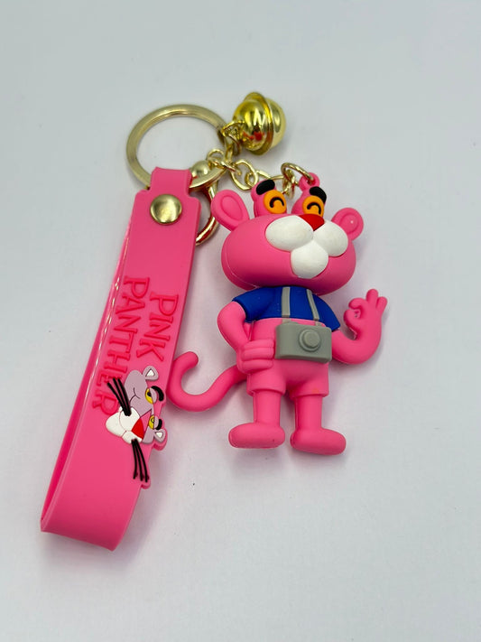 Sevimli Pembe Panter Anahtarlık