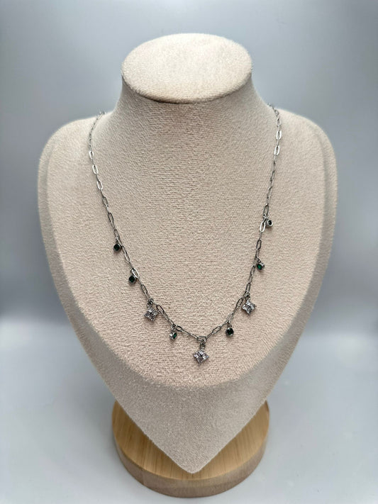 Yonca Charm Kolye (Çelik)